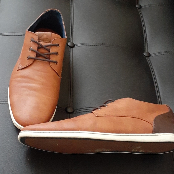 A l d o men's leather shoes sneakers size 12 Brown - Picture 8 of 10